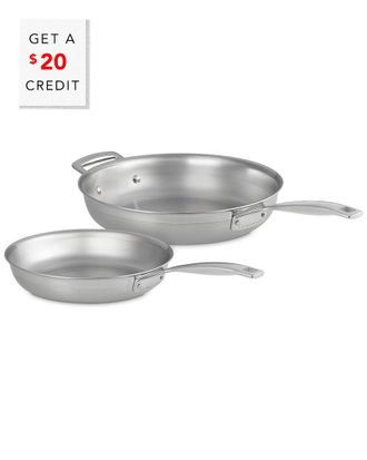 LE CREUSET Classic 2Pc Frying Pan Set With $20 Credit