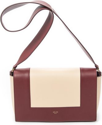 Celine Pre-owned Womens Medium Frame Crossbody Shoulder Bag - Red - One Size