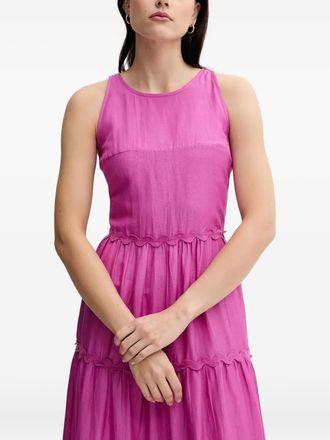Pedro del Hierro Abito midi con decorazione - Rosa
