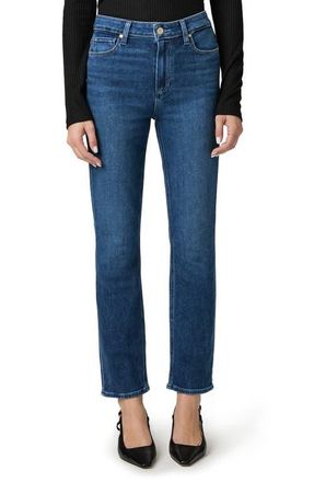 Paige Cindy High Waist Ankle Straight Leg Jeans in Aerial at Nordstrom, Size 23