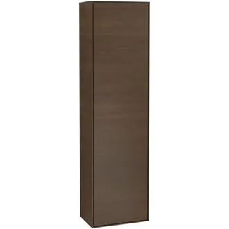 Villeroy & Boch finion hoge kast - 1 deur - 41.8x151.6x27cm rechts - Walnut (mat hout)