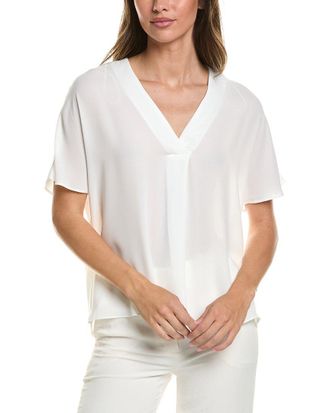 Elie Tahari Elie By Elie Tahari V-Neck Woven Top