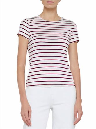 L'agence Ressi Crewneck Tee Top In Multi