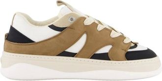 Mason Garments Schoenen, Heren, Veelkleurig, 44 EU, Venice Movimento Sneaker Bruin