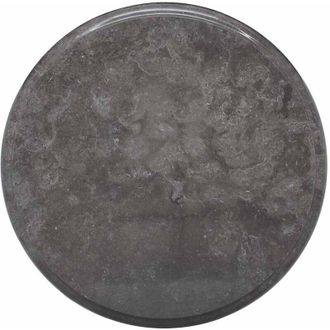 vidaXL Piano per Tavolo Nero &Oslash;40x2,5 cm in Marmo - Vidaxl
