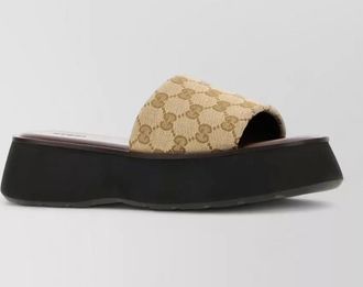 Gucci platform slide sandals