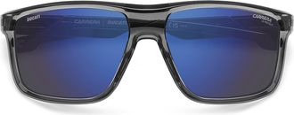 Carrera x Ducati Carduc 60mm Rectangular Sunglasses in Grey/Blue Sky Sp at Nordstrom