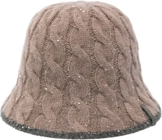 Brunello Cucinelli Brunello Cucinelli Wool Cloche Hat