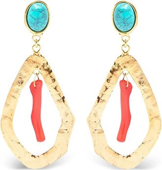 Sylvia Toledano stone-drop earrings - Gold