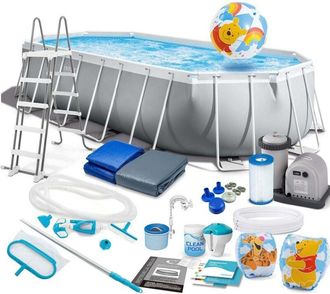 OEM Piscina De Jard&iacute;n Con Estructura 610 X 305 X 122 Cm 21 En 1 Intex 26798