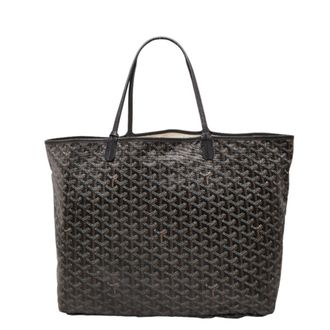 Goyard Black Brown Pvc Leather Pouch Shoulder Bag Tote Bag (Pre-Owned)
