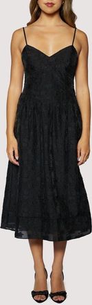 Lost + Wander Petal Veil Jacquard Dress in Black at Nordstrom, Size X-Small