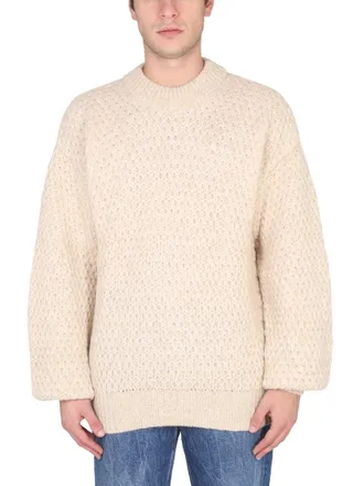 S&eacute;fr Halter Neck Baby Alpaca Sweater - White