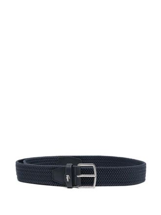 Lacoste canvas strap belt - men - Polyester/Elastodiene - 130 - Blue