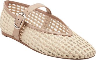 Marc Fisher Godea Flat in Light Natural at Nordstrom, Size 9.5