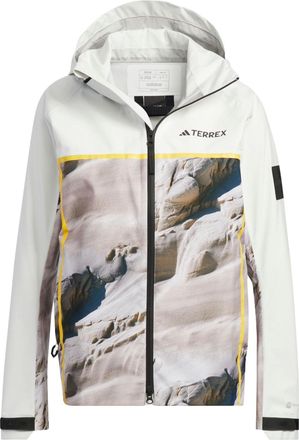 adidas (WMNS) adidas National Geographic RAIN.RDY Jacket Asia Sizing Off White IC1991