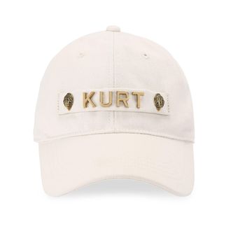 Kurt Geiger Womens Cotton Cap Hat - White - One Size