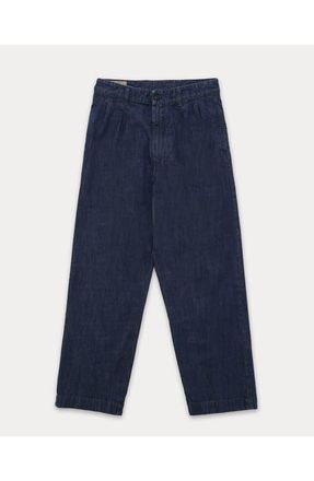 Fortela Newyork Pleated Denim Trousers in Indigo Rinse at Nordstrom, Size 30 Eu