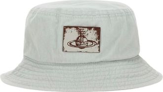 Vivienne Westwood Accessoires, Dames, Wit, L, Stijlvol Geborduurd Casual Hoofddeksel