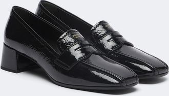 Prada Patent leather loafer pumps