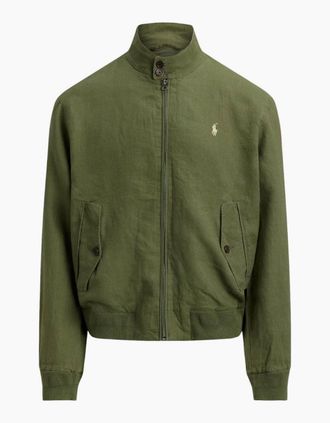 Polo Ralph Lauren Mens Polo Ralph Lauren Linen Herringbone Jacket 003 Garden Trail - Tan - Size: 38/Regular