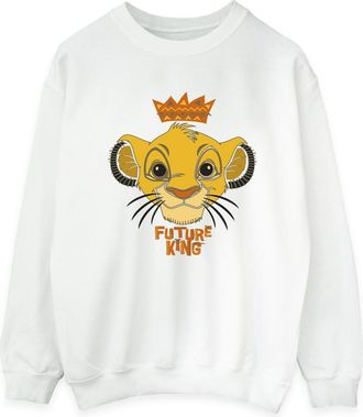 Disney Dames/Dames The Lion King Future King Sweatshirt (Wit)