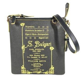 Bulgari Vintage Cross Body Bags, unisex, Gray, ONE SIZE, Pre-owned Vintage Shoulder Bag