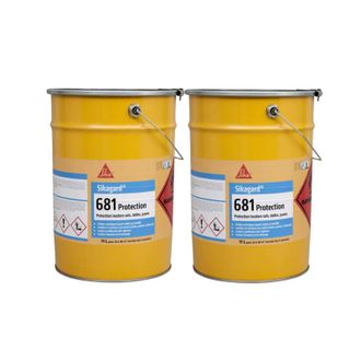 Sika Juego De 2 Protectores De Suelo Incoloros Sika Sikagard 681 Protection - 11l