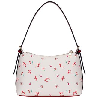 Generic Shoulder Bag for Women Underarm Bag PU Leather Floral Handbag Removable Strap Tote Bag for Work Tavel