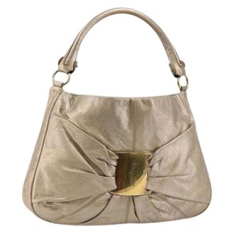 Ferragamo Borsa a spalla in pelle Pre-owned - - Pre-owned - Donna - Giallo - ONE SIZE