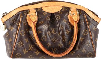 Louis Vuitton Pre-owned Womens Tivoli PM Monogram Top Handle Bag in Brown Coated Canvas - Mocha - One Size