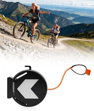 OEM Cable De Remolque Para Bicicleta, Reflectante, Cochecito Port&aacute;til, Barra De Remolque Universal Para Remolque De Bicicleta, Negro