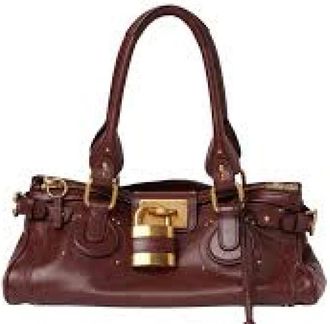 Chlo&eacute; Paddington Bag - Dames - Schoudertassen - Bruin - ONE Size - Leer - Tassen