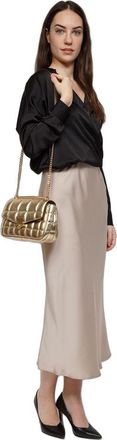 Michael Kors Soho Large Chain Shoulder Bag - Pale Gold
