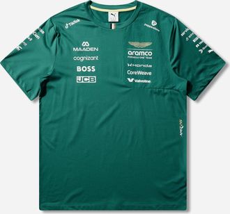 Puma ASTON MARTIN ARAMCO F1 TEAM Replica T-Shirt Green Lux