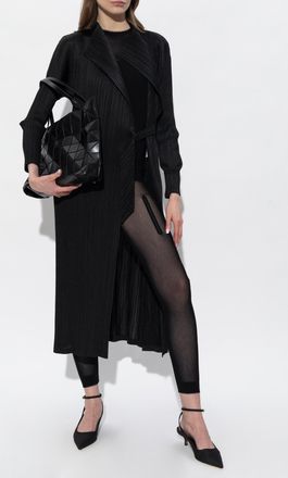 Issey Miyake Fitted Top, Womens, Black