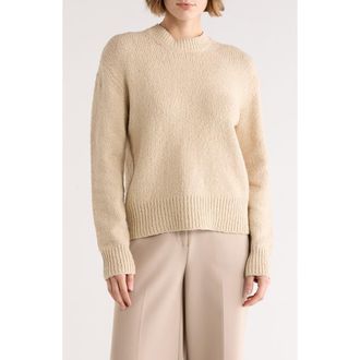 Vince Rib Drop Shoulder Crewneck Sweater in Cobblestone at Nordstrom Rack, Size X-Large