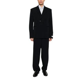 Jacquemus Jassen, Heren, Zwart, M, Wol, Maatwerk Jas