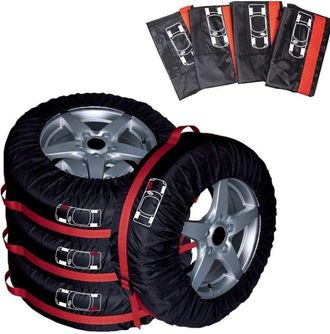 OEM 4 Fundas Para Neum&aacute;ticos De 16 A 20 Pulgadas, Universales, Impermeables, A Prueba De Polvo, Para Ruedas De Coche