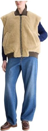 Bellerose Haalo Bodywarmer - Dames - Bodywarmers - Beige - XS - Polyester - Jassen