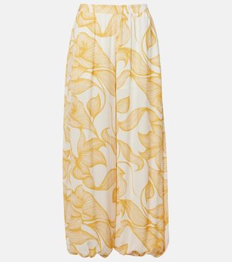 Adriana Degreas Printed balloon pants