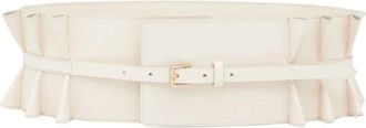 Zimmermann Parasol Belt 100 - Dames - Riemen - Beige - S/M - Leer - Accessoires