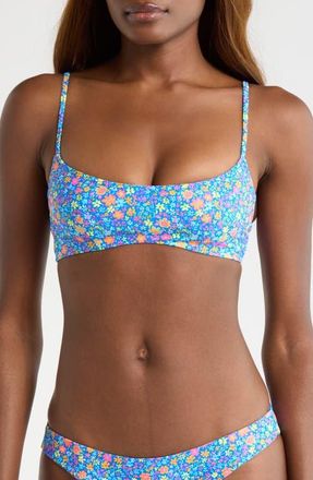 Kulani Kinis Underwire Bikini Top in Electric Bloom at Nordstrom, Size X-Small