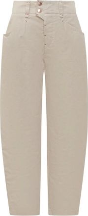 Isabel Marant Pantaloni Oumaya a vita alta - Toni neutri
