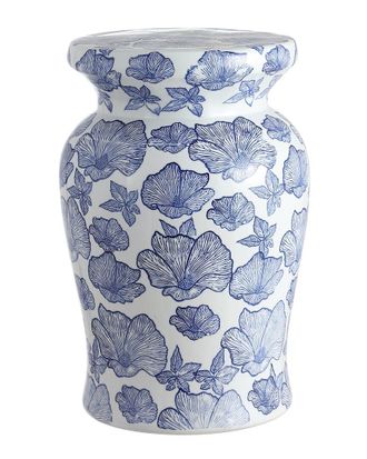 Jonathan Y Designs Jonathan Y Poppies Ceramic Garden Stool