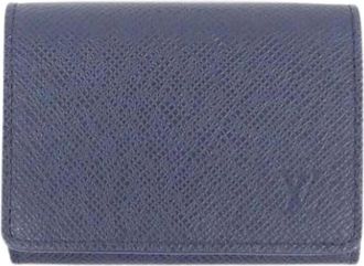 Louis Vuitton Pre-owned Wallets, male, Blue, Size: ONE SIZE Pre-owned Card Case