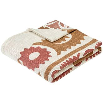 Atmosphera Copriletto terracotta sienna 260x240 - Atmosphera cr&eacute;ateur dint&eacute;rieur