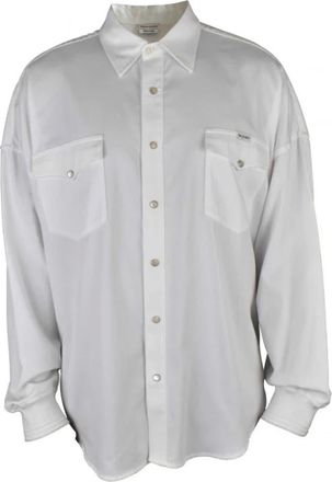 Alexander McQueen Heren, Overhemden, Wit, Maat: XL Katoen