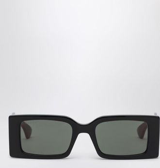 Gucci Rectangular Sunglasses in glossy black