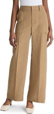 Vince Utility Straight Leg Pants in Taupe Wood at Nordstrom Rack, Size 4